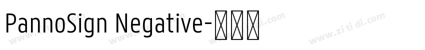 PannoSign Negative字体转换